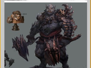 low poly 3d monster - splitter 3D 모델