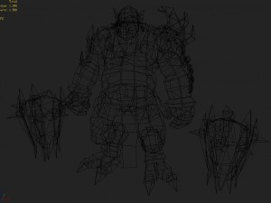 low poly 3d monster - splitter 3D 모델