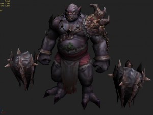 low poly 3d monster - splitter 3D 모델