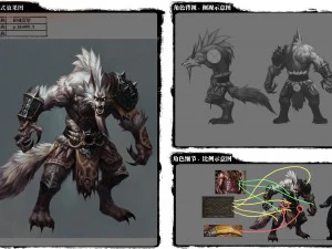 low poly 3d monster - ling xuanzi 3D Model