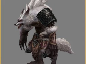 low poly 3d monster - ling xuanzi 3D Model