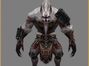 low poly 3d monster - ling xuanzi 3Dモデル