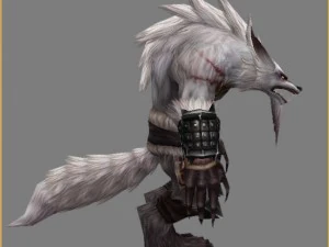low poly 3d monster - ling xuanzi 3D Model