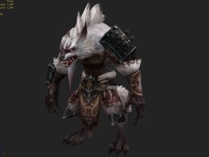 low poly 3d monster - ling xuanzi 3Dモデル
