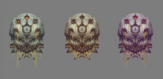 low poly 3d monster - quicksand 3D 모델 .c4d .max .obj .3ds .fbx .stl .blend 