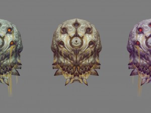 low poly 3d monster - quicksand Modelo 3D