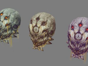 low poly 3d monster - quicksand 3D Model
