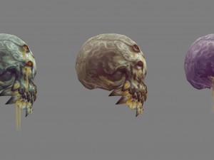 low poly 3d monster - quicksand 3D 모델