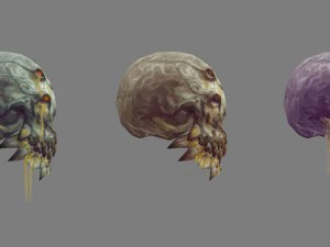 low poly 3d monster - quicksand 3D Model