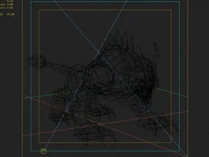 low poly 3d monster - luwu 3D Model