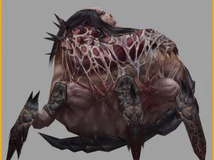 low poly 3d monster - eggs 3D Model