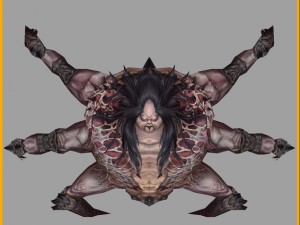low poly 3d monster - eggs 3Dモデル