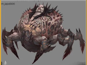 low poly 3d monster - eggs 3D Model