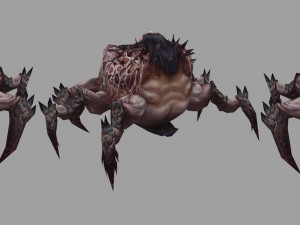 low poly 3d monster - eggs 3Dモデル