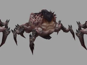 low poly 3d monster - eggs 3D Model