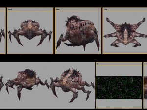 low poly 3d monster - eggs 3Dモデル