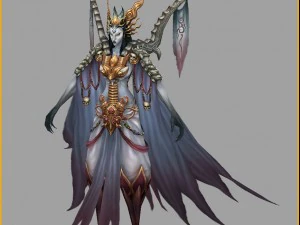 low poly 3d monster - manchu 3D Model