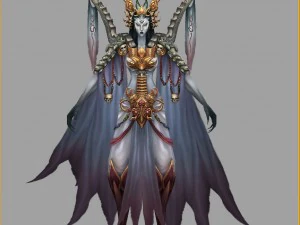 low poly 3d monster - manchu 3D Model