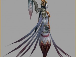 low poly 3d monster - manchu 3Dモデル