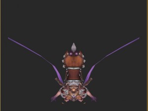 low poly 3d monster - general elk Modelo 3D