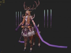 low poly 3d monster - general elk Modelo 3D