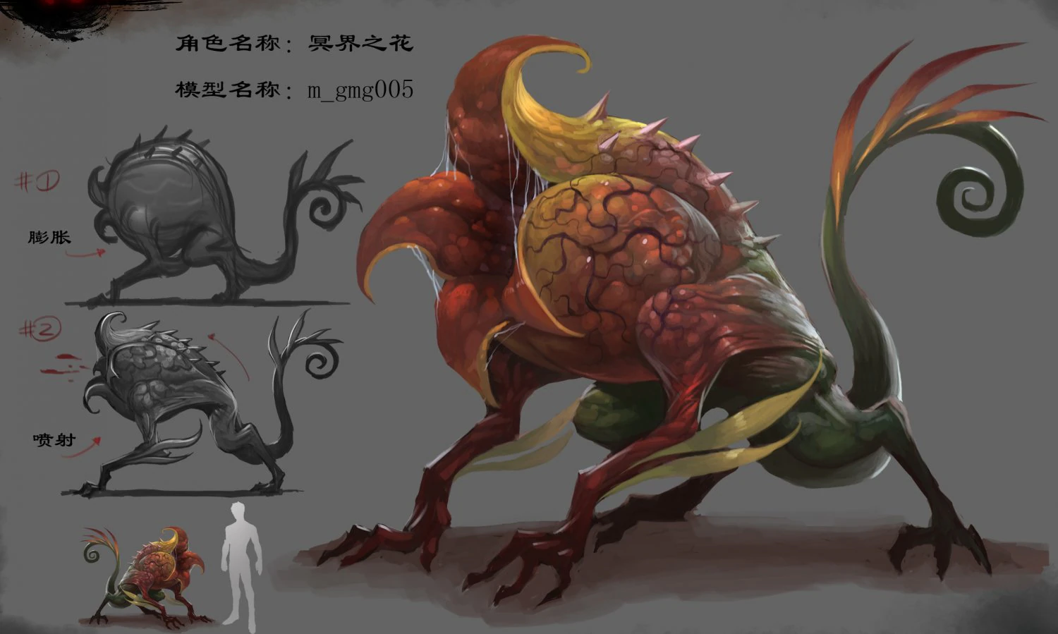 low poly 3d monster - flower of the underworld 3D Model .c4d .max .obj .3ds .fbx .stl .blend 