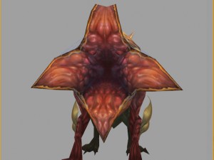 low poly 3d monster - flower of the underworld Modelo 3D