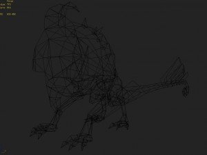 low poly 3d monster - flower of the underworld Modelo 3D