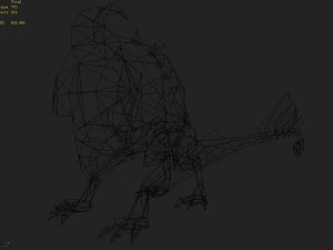 low poly 3d monster - flower of the underworld 3D Model