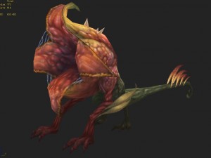 low poly 3d monster - flower of the underworld Modelo 3D