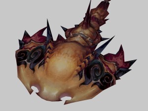 low poly 3d monster - devil fish 01 3D Modell