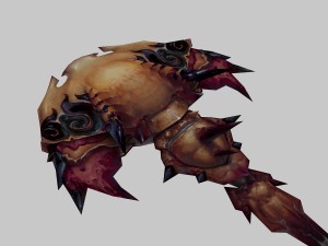low poly 3d monster - devil fish 01 3D Modell
