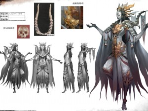 low poly 3d monster - the devil queen Modelo 3D