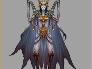 low poly 3d monster - the devil queen 3D मॉडल
