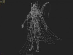 low poly 3d monster - the devil queen 3D मॉडल
