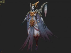 low poly 3d monster - the devil queen 3D मॉडल