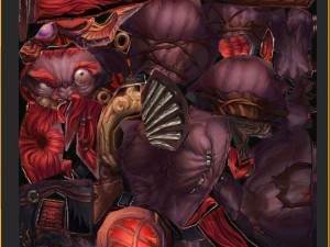 low poly 3d monster - devil 3D मॉडल
