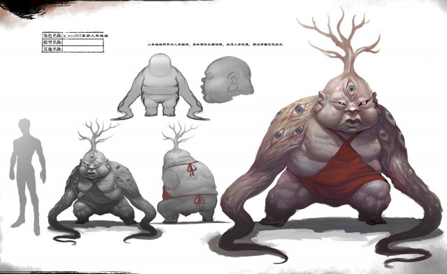 low poly 3d monster - moyan ginseng doll 3D Model .c4d .max .obj .3ds .fbx .stl .blend 