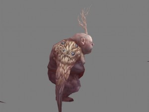 low poly 3d monster - moyan ginseng doll 3D Model