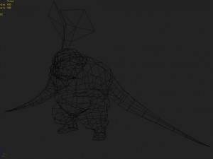 low poly 3d monster - moyan ginseng doll 3D Model