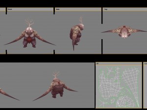 low poly 3d monster - moyan ginseng doll 3D Model