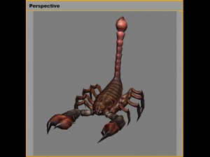 low poly 3d monster - the mother-in-law 02 3D Model