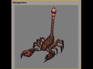 low poly 3d monster - the mother-in-law 02 3D Model