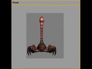 low poly 3d monster - the mother-in-law 02 3D Model