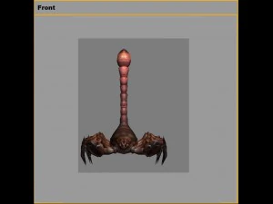 low poly 3d monster - the mother-in-law 02 3D Model