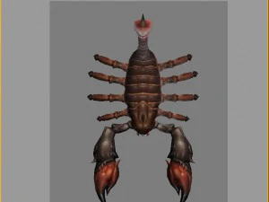 low poly 3d monster - the mother-in-law 02 3D Model