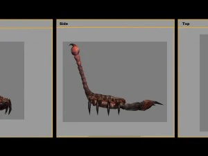 low poly 3d monster - the mother-in-law 02 3D Model