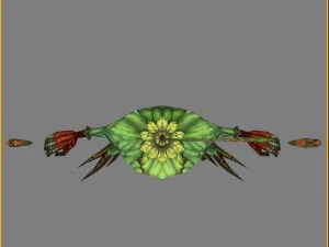 low poly 3d monster - wood scorpion 3D Model