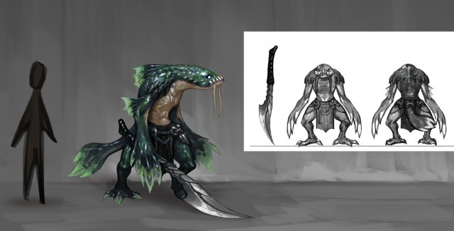low poly 3d monster - squid elite 3D Модель .c4d .max .obj .3ds .fbx .stl .blend 