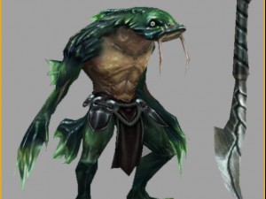 low poly 3d monster - squid elite 3D Модель